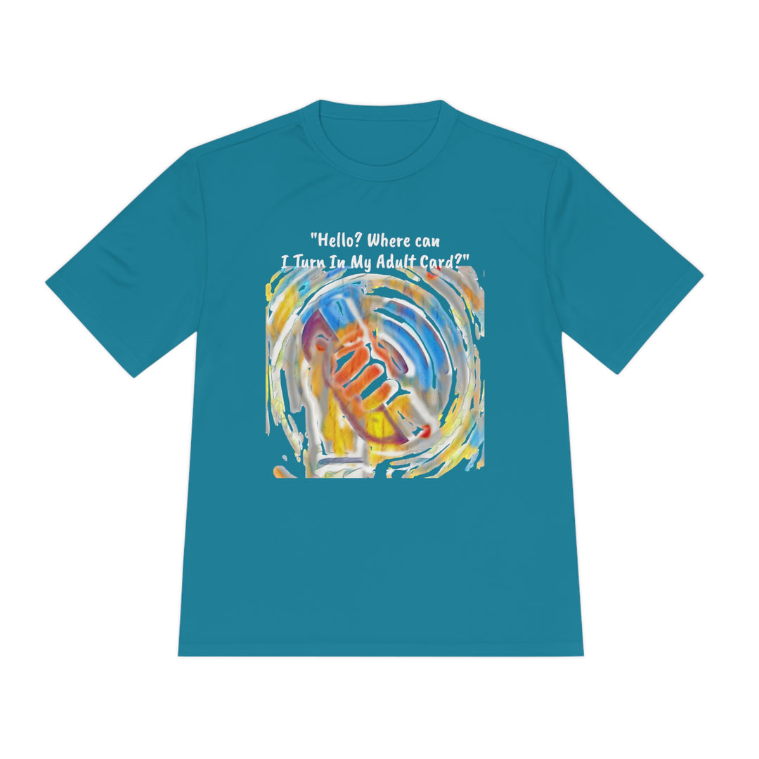 Adult Card Returns Unisex Moisture Wicking Tee
