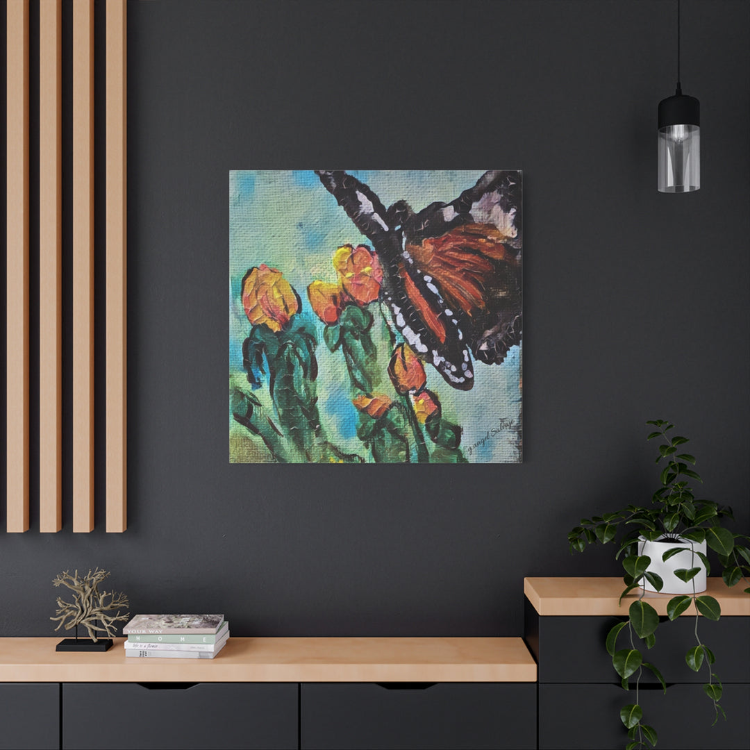 Canvas Print - Monarch Queen Butterfly