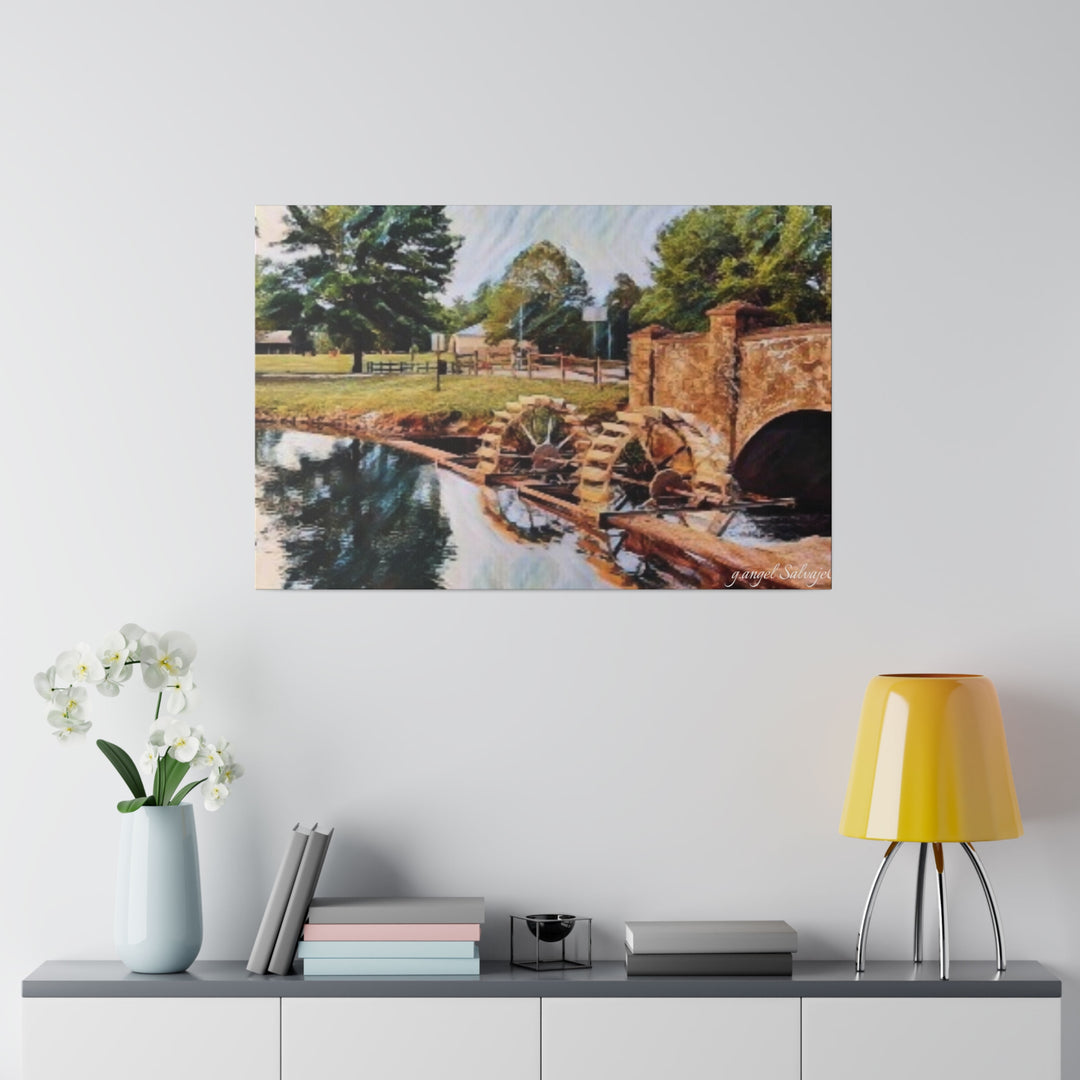 Water Under the Bridge, Spring Park Matte Canvas, Stretched, 0.75"