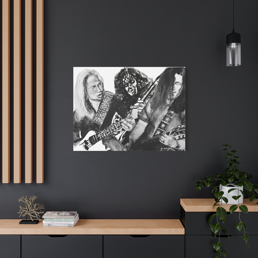 Canvas Print - Slaughter Band Mad About You painting Compilation g angel Salvaje