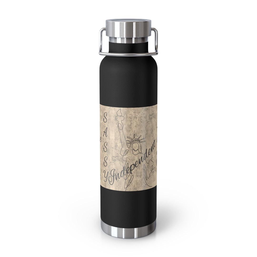 All Men Were Created Equal Copper Vacuum Insulated Bottle, 22oz
