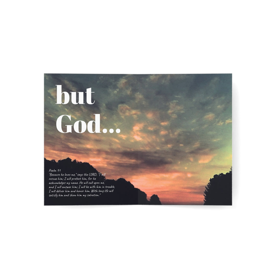 Encouragement Greeting Cards -  He Protects Us - Inspirational Set of 10, 30, or 50pcs