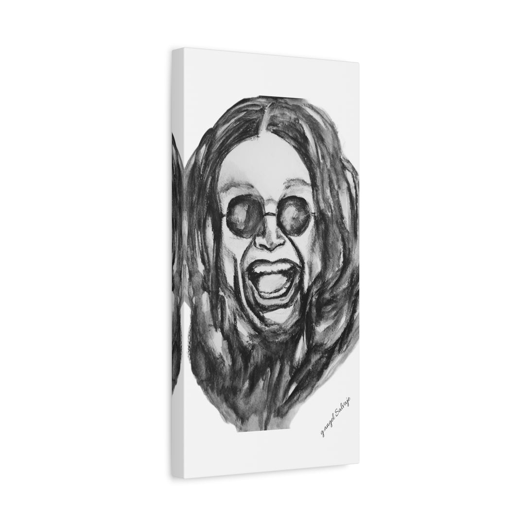 Canvas Print - Ozzy Osborne Painting by g angel Salvaje