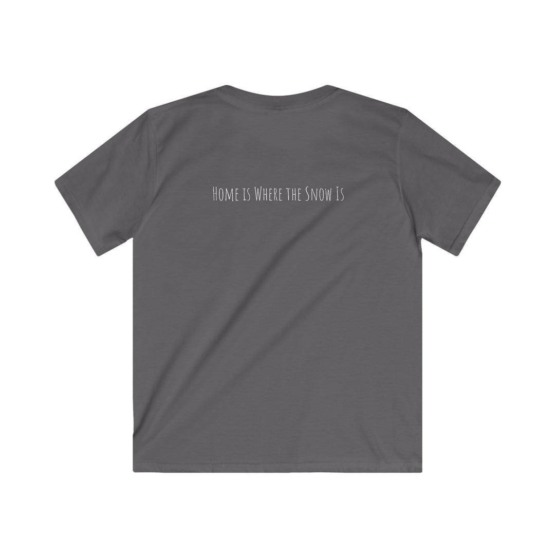 Kids Tee - Home is Where the Snow Is - T'Linda Smiles Real Adventure Design