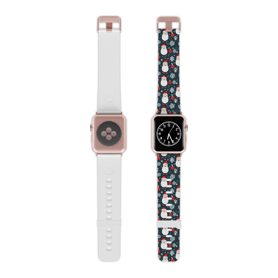 Santa and snowflakes Watch Band for Apple Watch