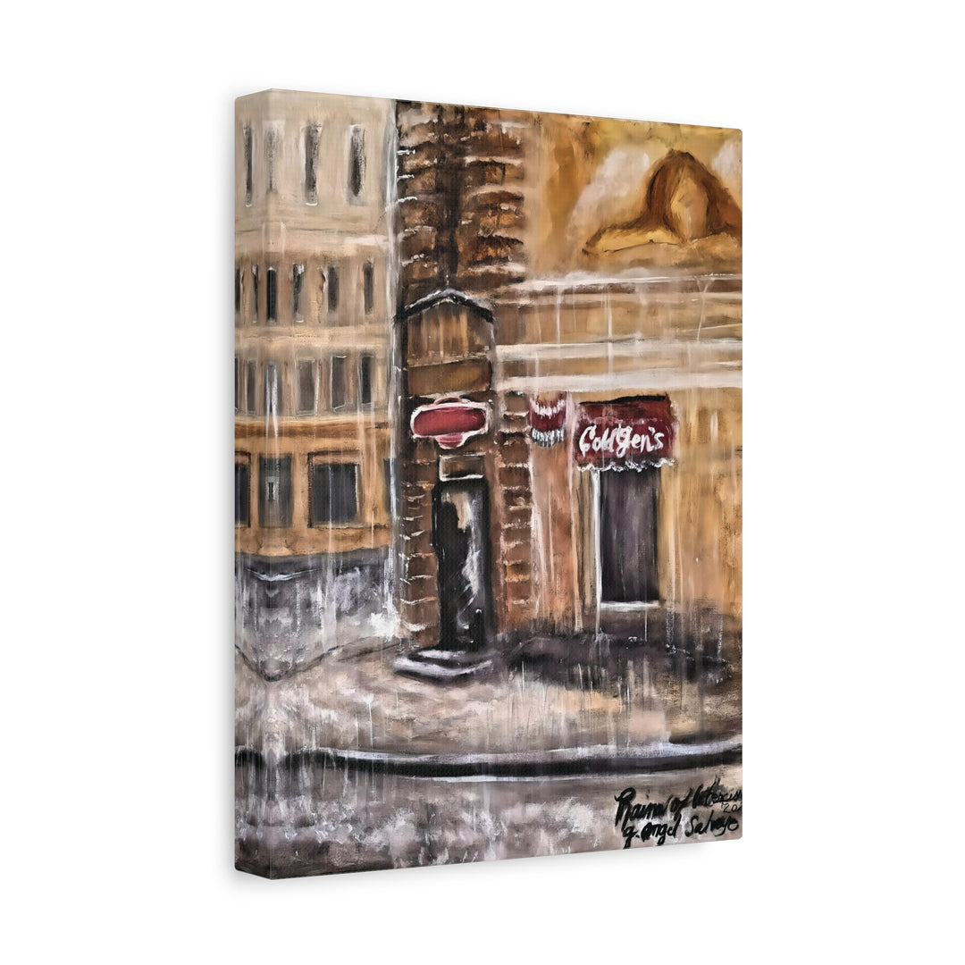 Realist Tones Canvas Print - Tears of Intercession-Urban Rainscape Design