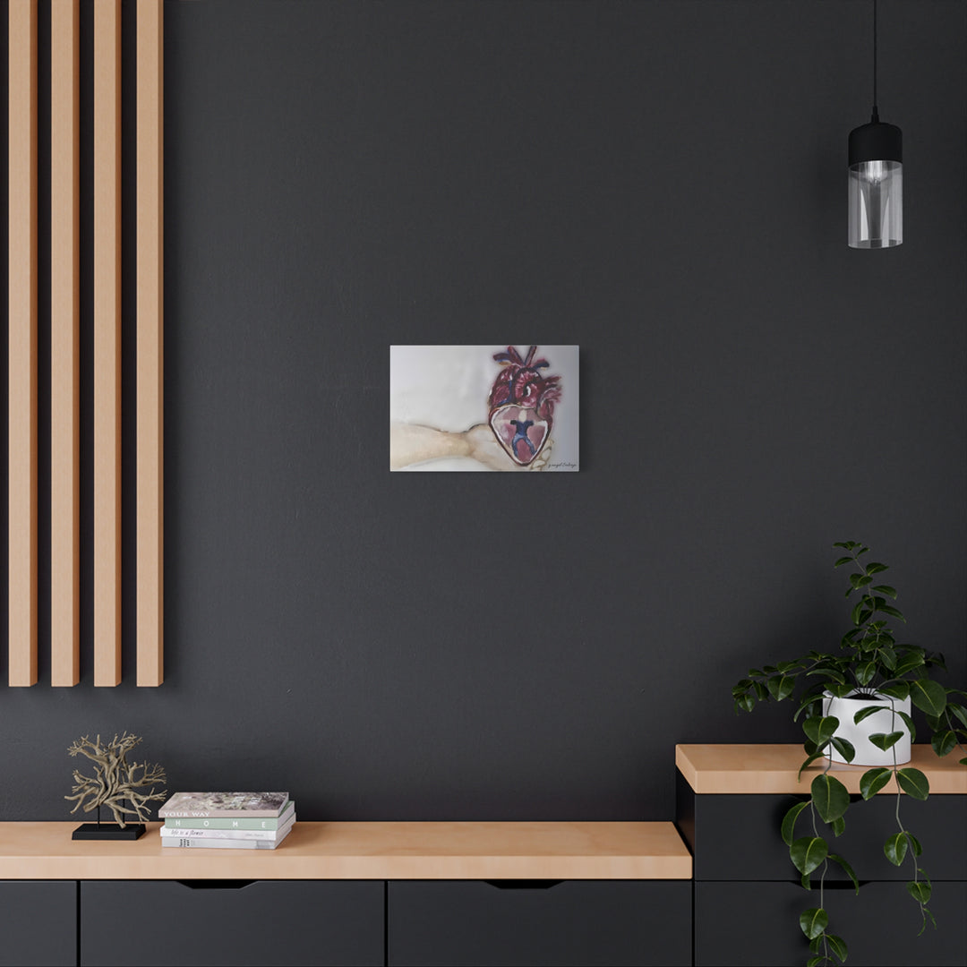Canvas Print - Abiding Within:Extremely Whole Hearted Sleeves Painting by g angel Salvaje