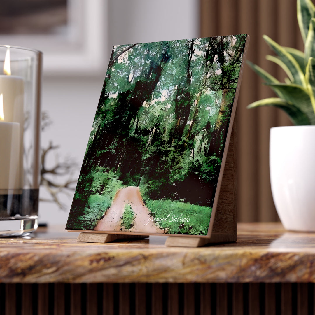Life Viewed in Retrospect Ceramic Photo Tile
