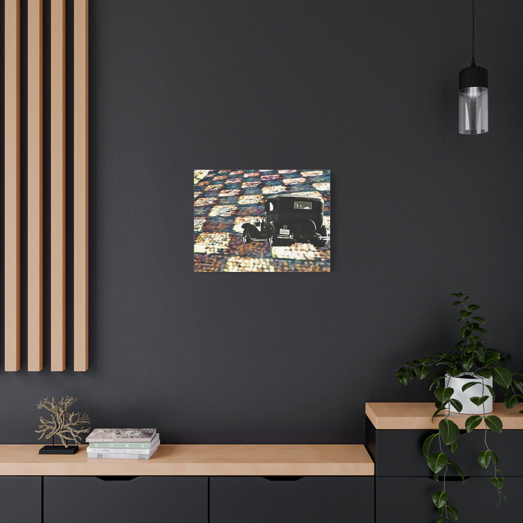 Checkered Past ,Matte Canvas, Stretched, 1.25"