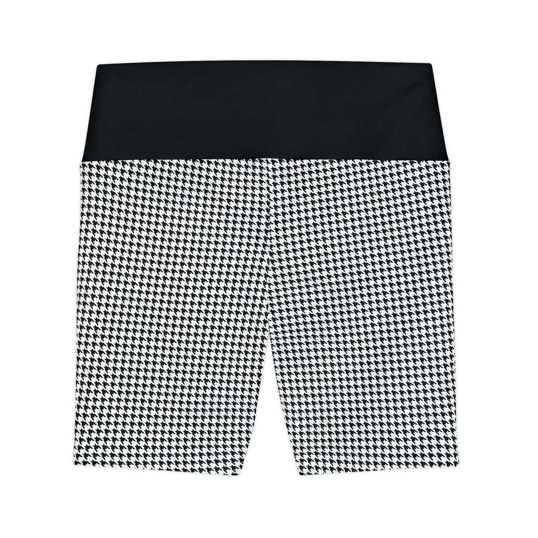 Hound's Tooth Women's Workout Shorts (AOP)