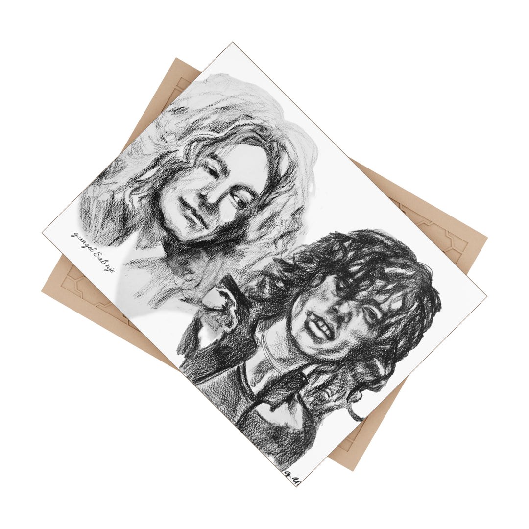 Robert Plant and Jimmy Page Photo Tile