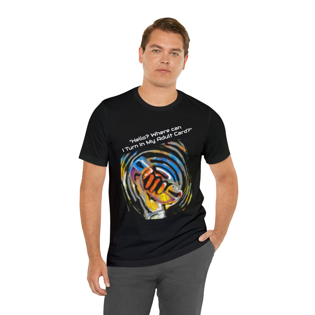 ADULT CARD Dad Jokes Unisex Jersey Short Sleeve Tee