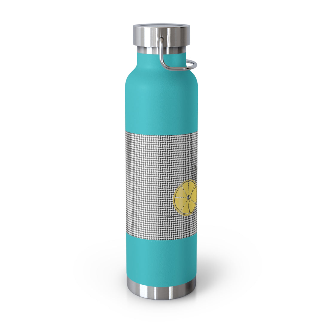 Lemon Keep'uh Pushin'  Copper Vacuum Insulated Bottle, 22oz