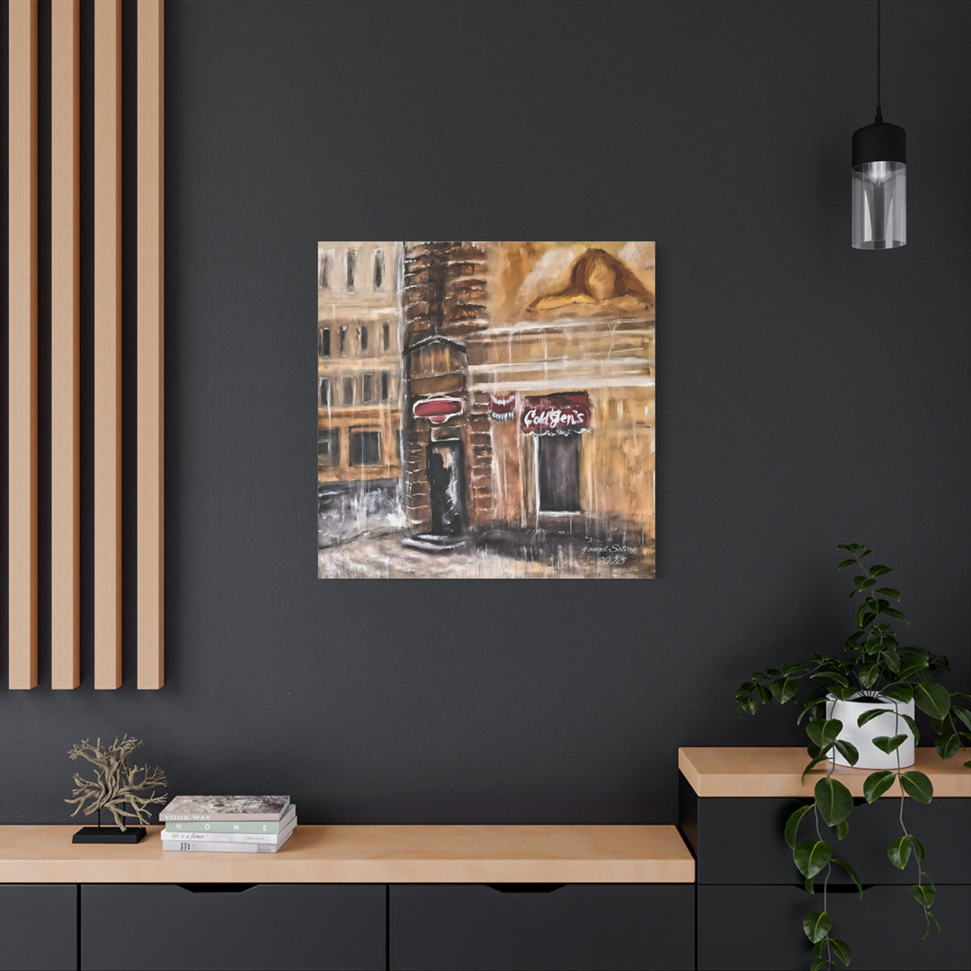 Realist Tone Canvas Print - Tears of Intercession Realist Tone by g angel Salvaje