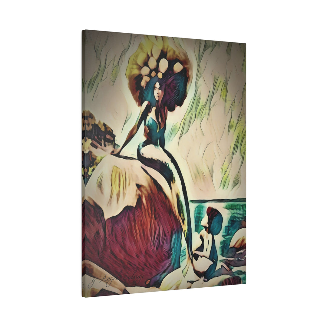Mermaid Madonna Canvas, Stretched, 0.75"