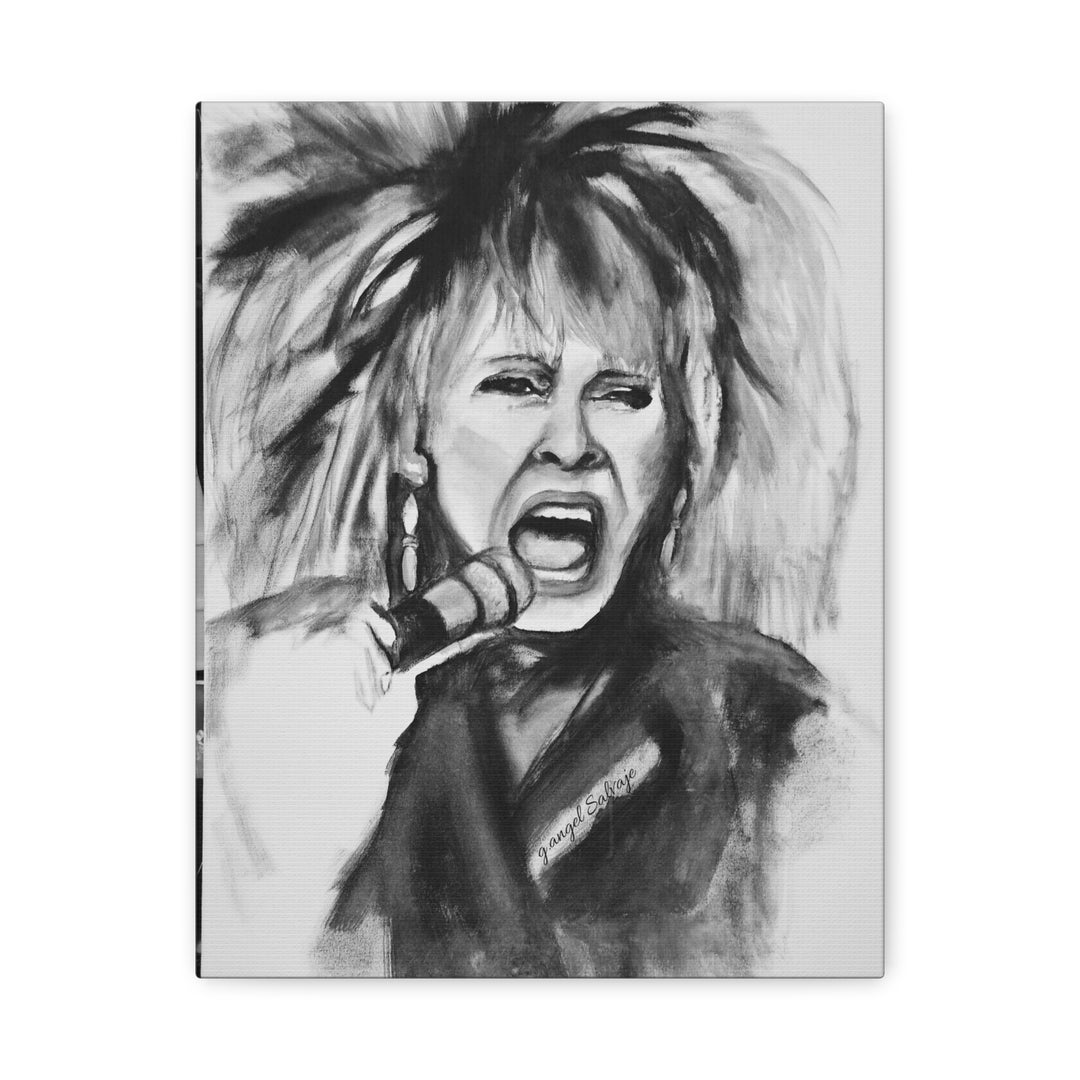 Canvas Print Tina Turner Portrait