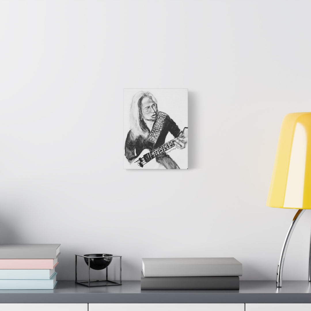 Canvas Print - Dana Strum Bass Player Portrait