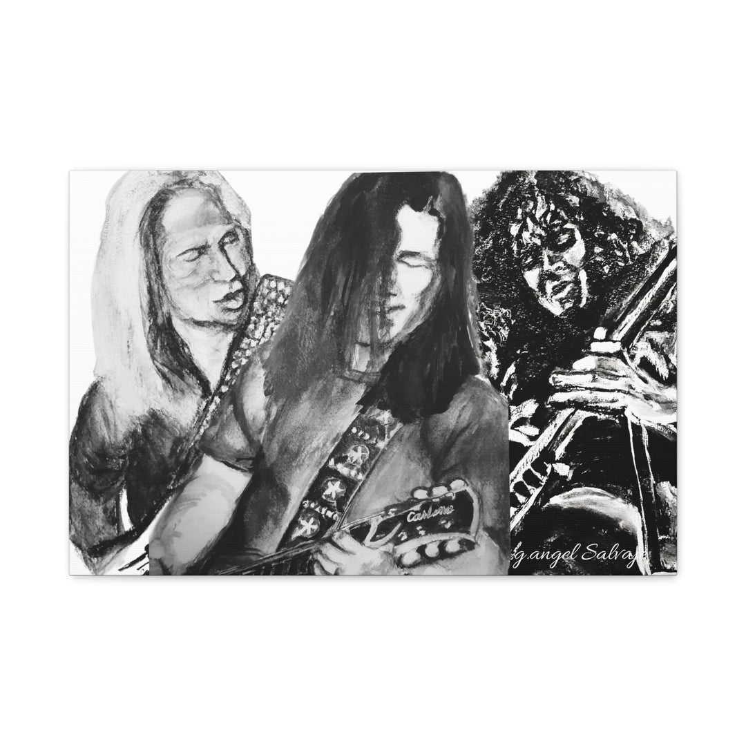 Canvas Print - Slaughter Band Mad About You painting Compilation g angel Salvaje