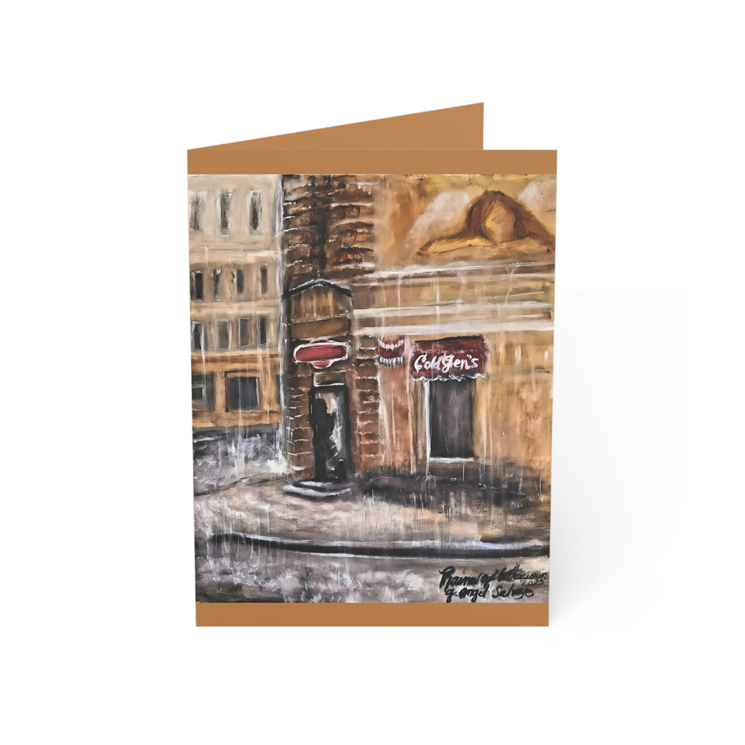Greeting Cards - Tears of Intercession by g angel Salvaje Urban Rainscape