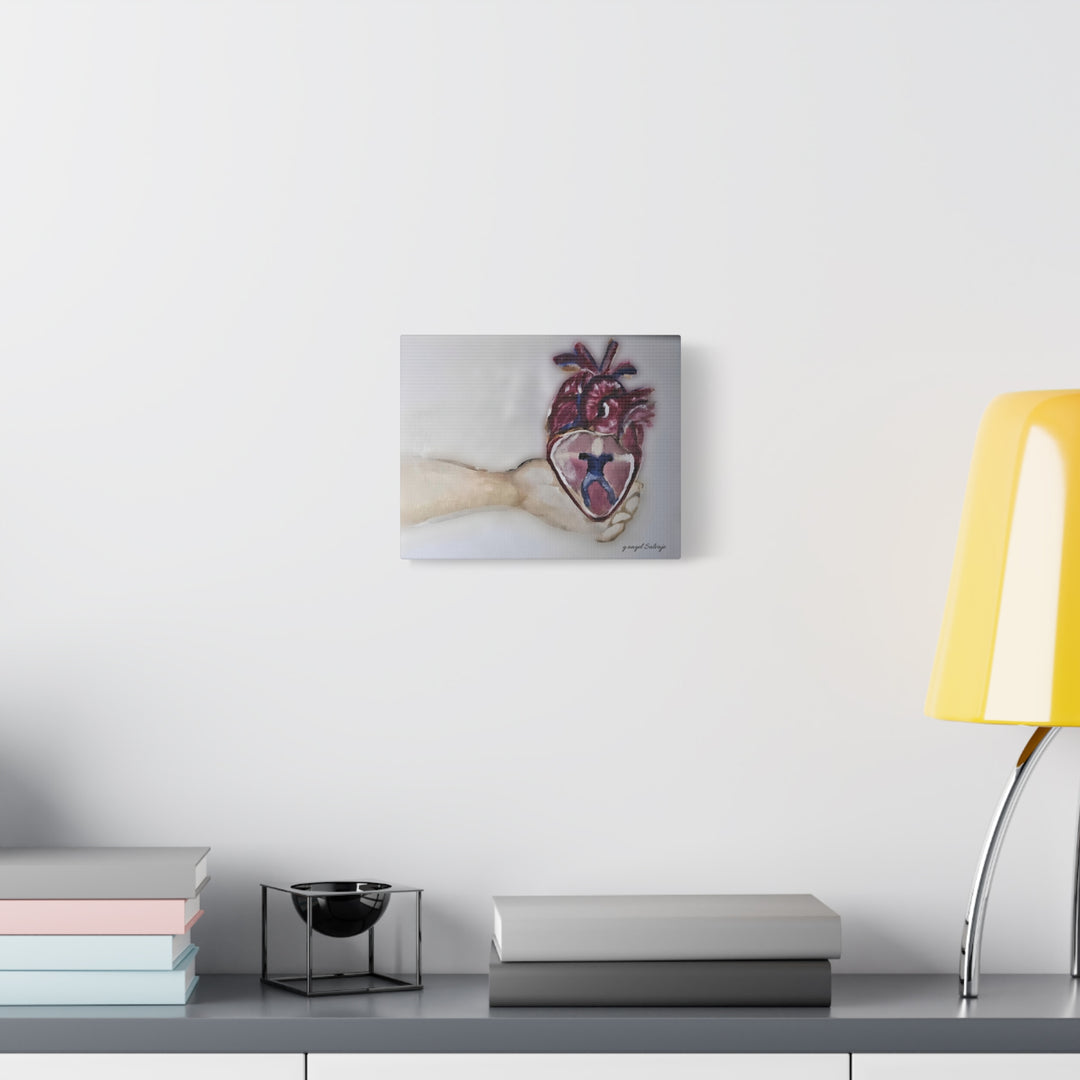 Canvas Print - Abiding Within:Extremely Whole Hearted Sleeves Painting by g angel Salvaje