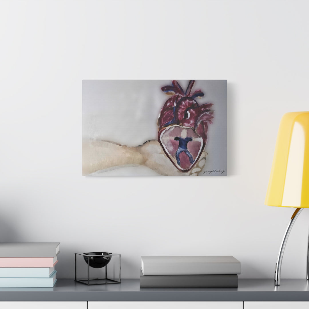 Canvas Print - Abiding Within:Extremely Whole Hearted Sleeves Painting by g angel Salvaje