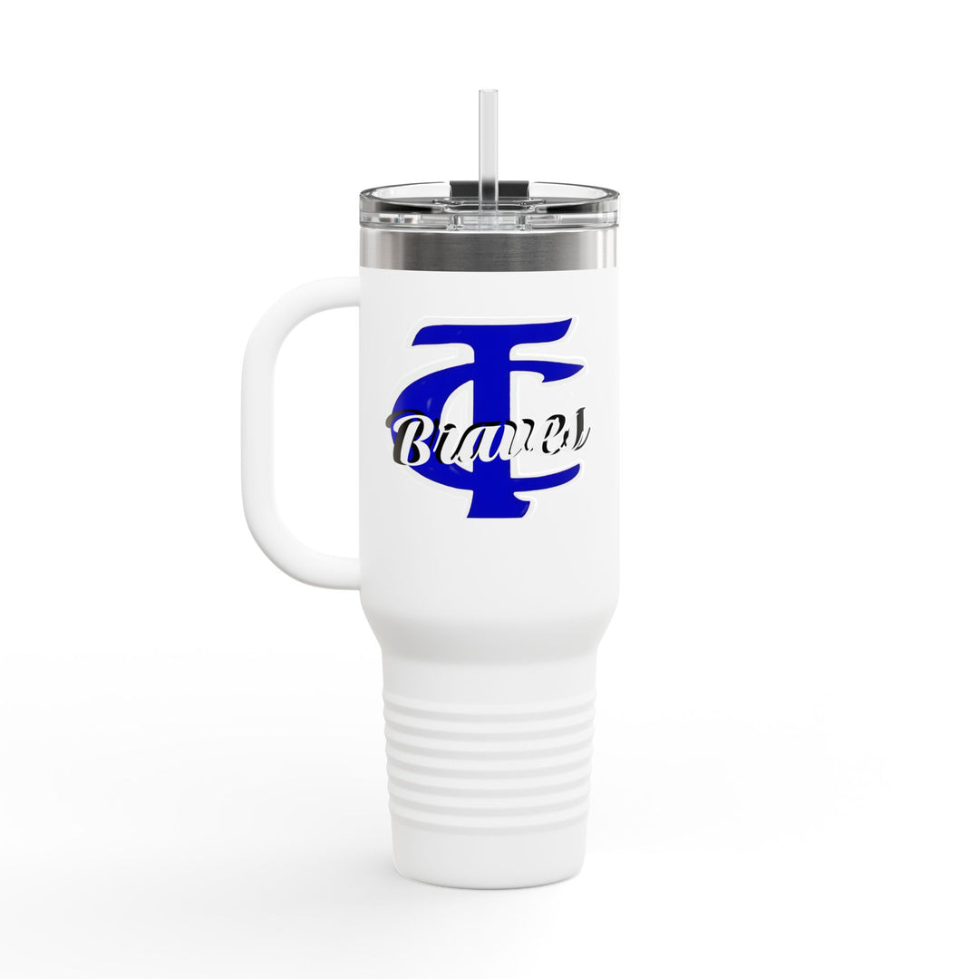 Personalizable Insulated Travel Mug, 40oz - Tishomingo County High School Braves Team Spirit