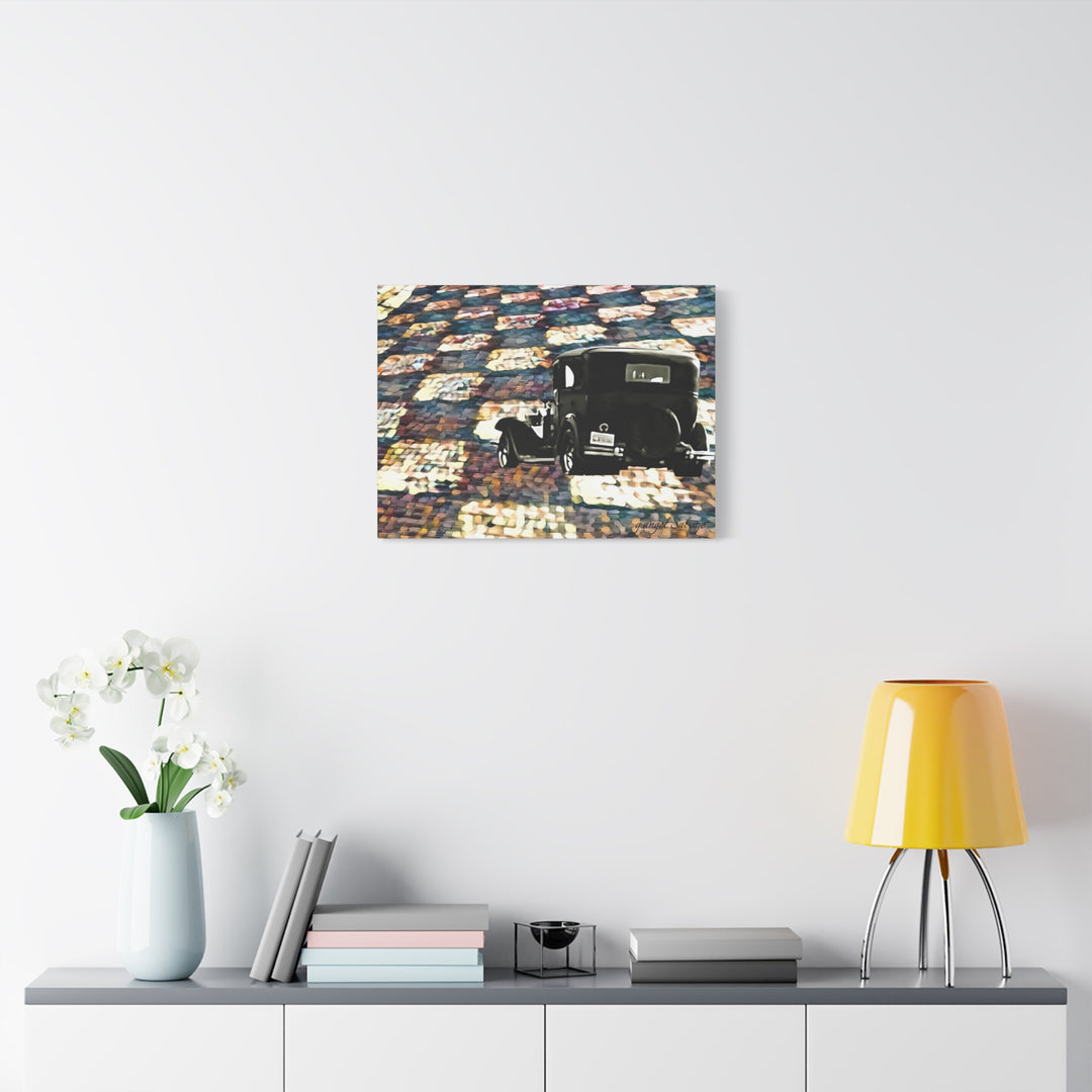 Checkered Past ,Matte Canvas, Stretched, 1.25"