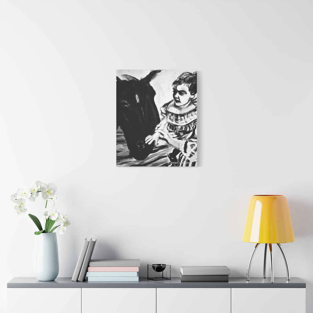 New Best Friend Canvas Art - Elegant Home Decor