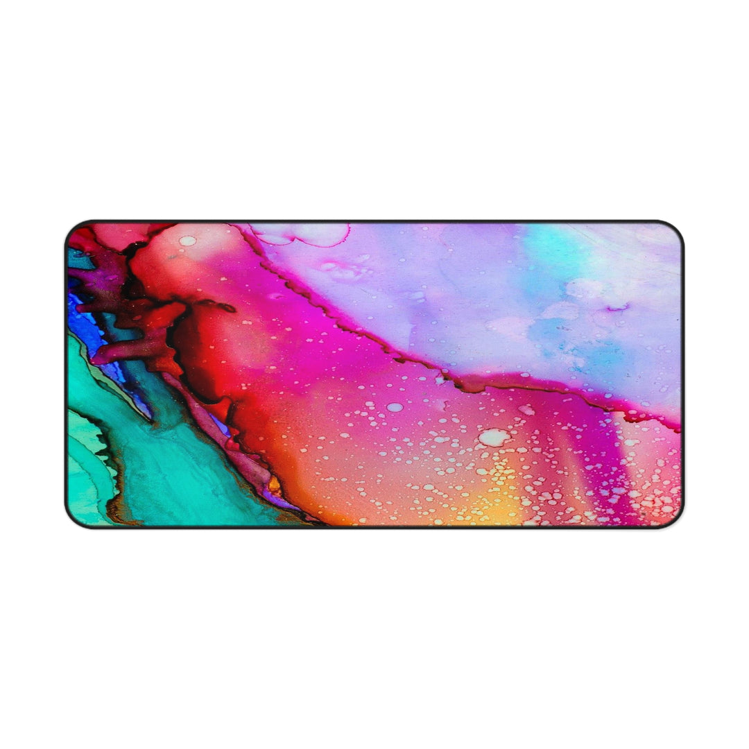 Color Swirl Desk Mat