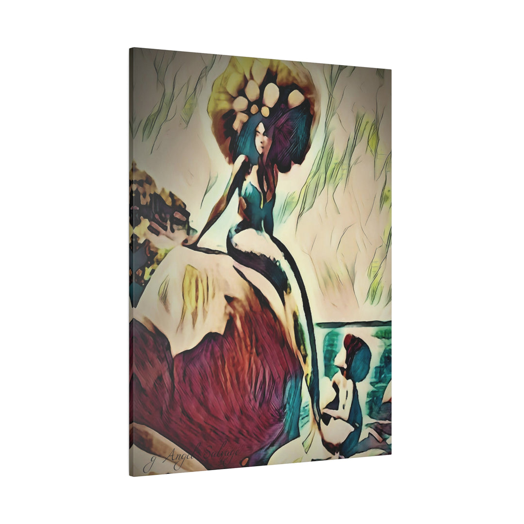 Mermaid Madonna Canvas, Stretched, 0.75"
