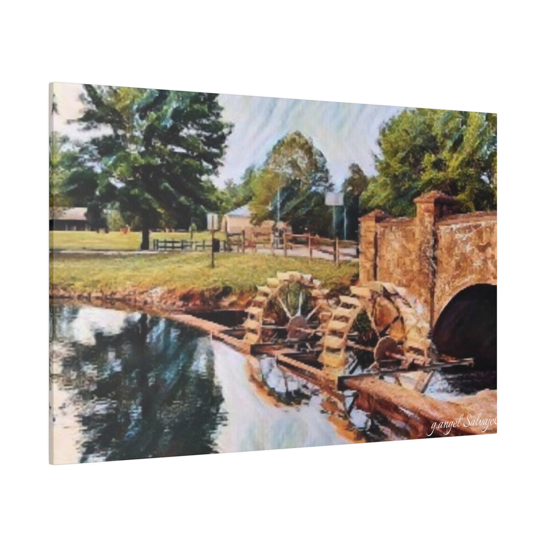 Water Under the Bridge, Spring Park Matte Canvas, Stretched, 0.75"