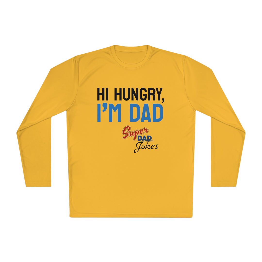 Hi hungry, Super Dad Jokes Unisex Lightweight Long Sleeve Tee