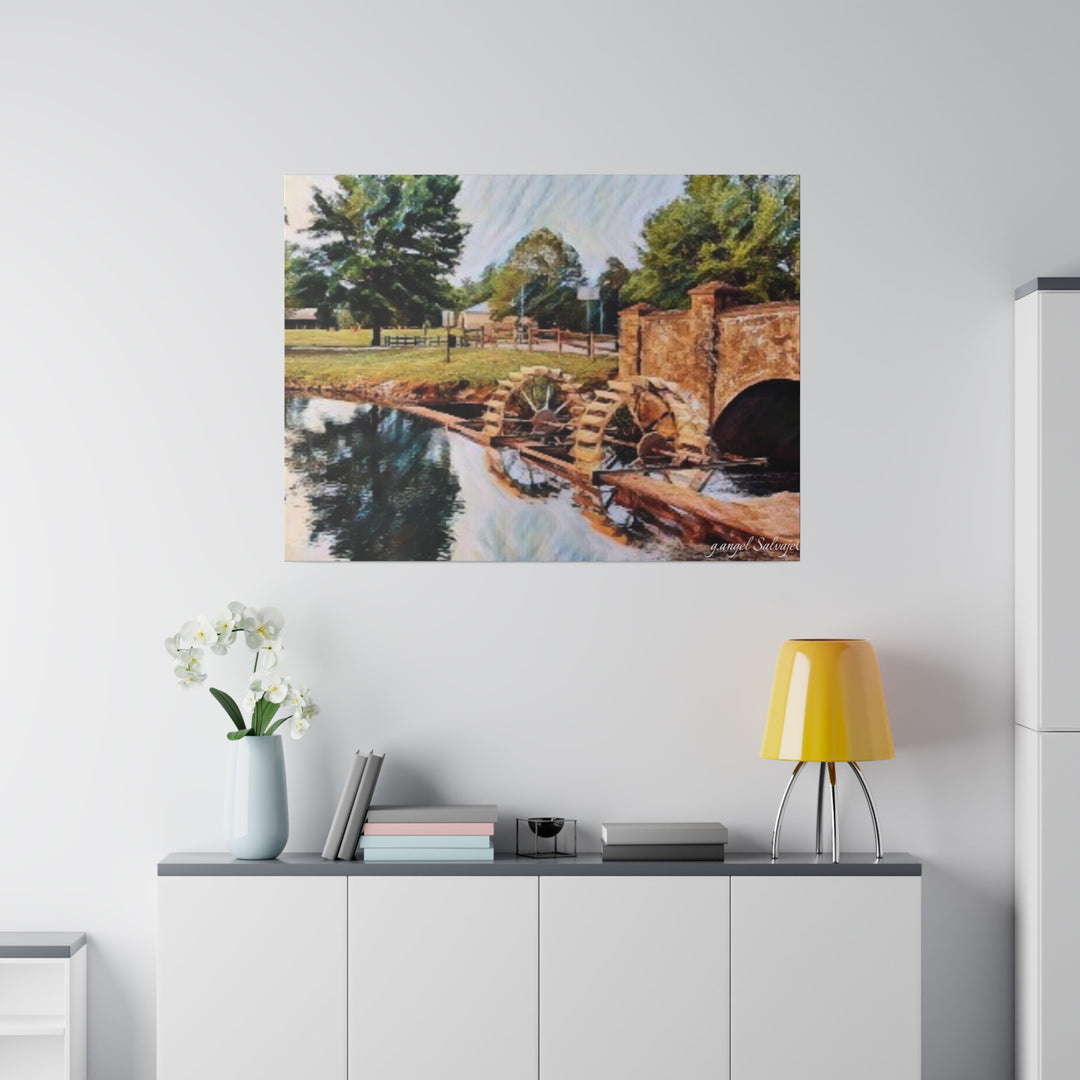 Water Under the Bridge, Spring Park Matte Canvas, Stretched, 0.75"