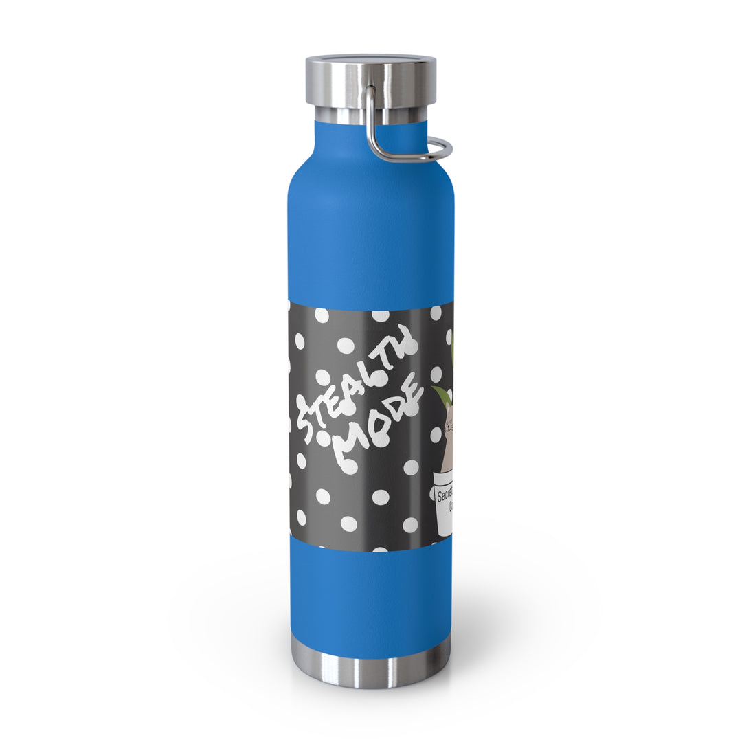 Secret Agent Cat Copper Vacuum Insulated Bottle, 22oz