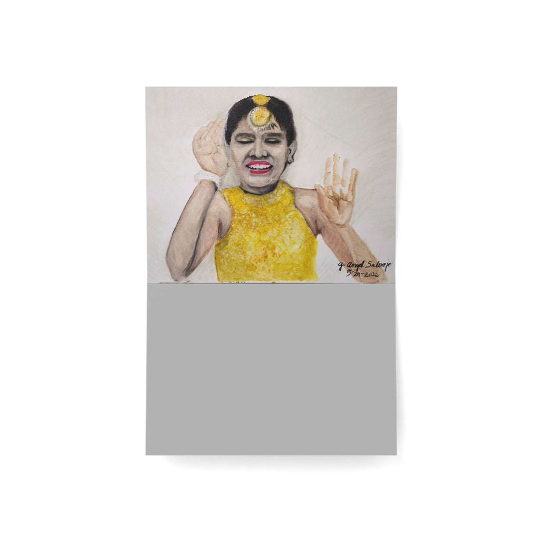 Dancing in the Streets Greeting Cards - Handcrafted Designs for All Occasions - Set of 1, 10, 30, 50