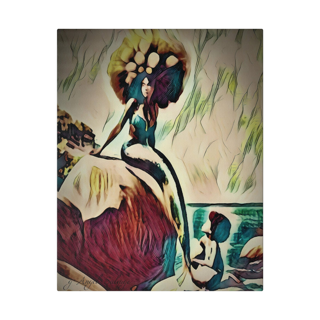 Mermaid Madonna Canvas, Stretched, 0.75"