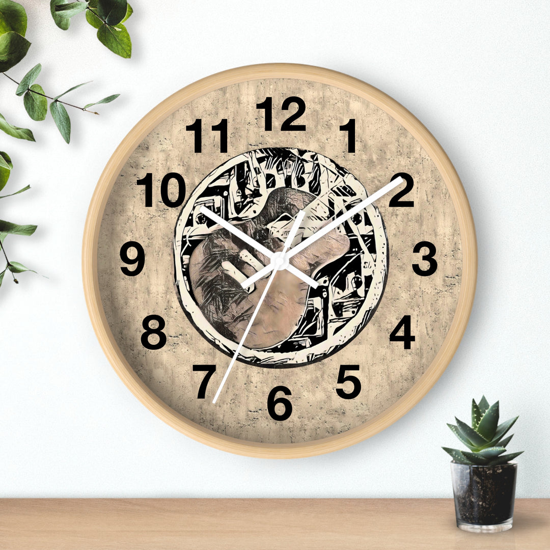 A Little Sketchy Guitar on Nashville Wall Clock