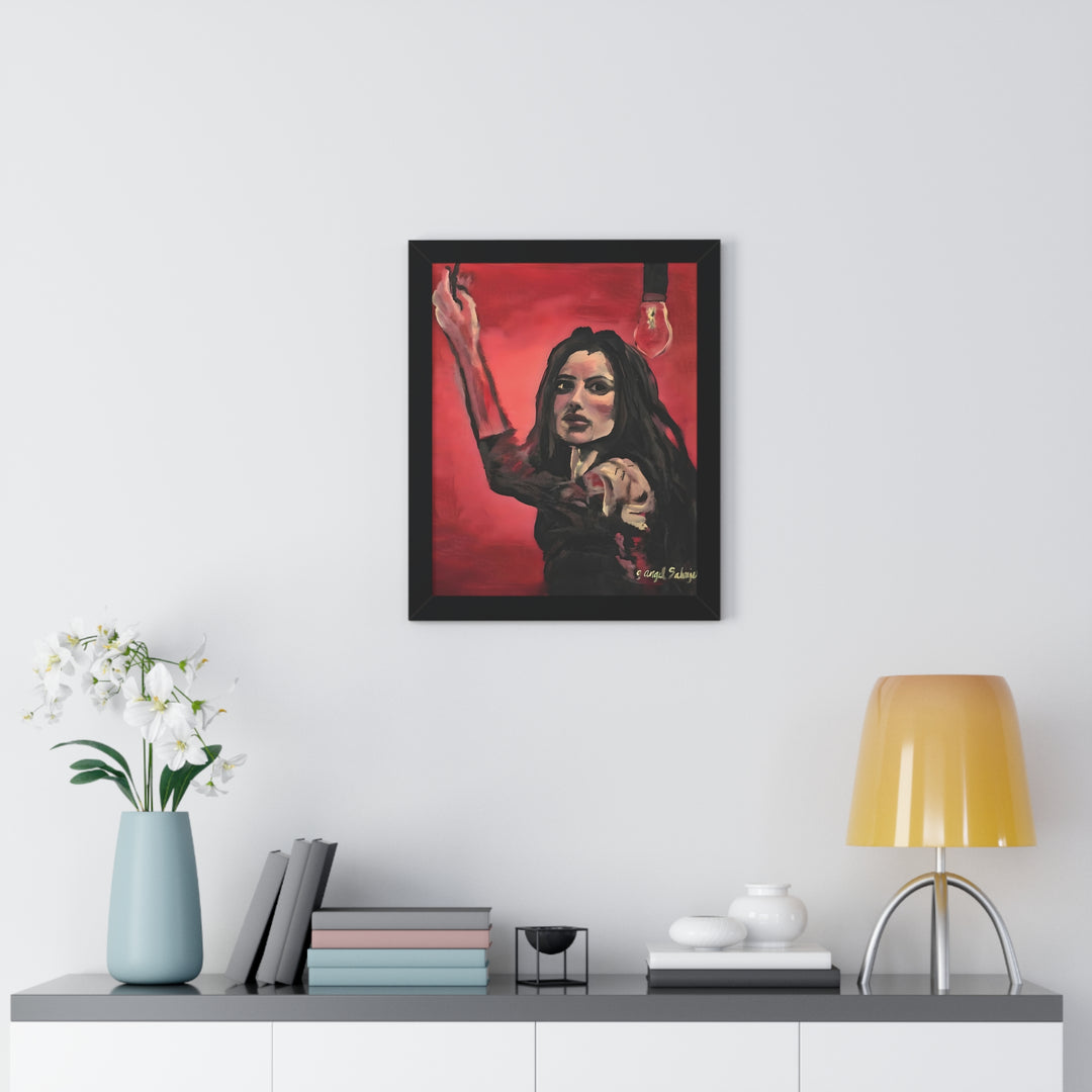 Vertical Poster - Roxanne, Turn Off the Red Light Inspired Painting