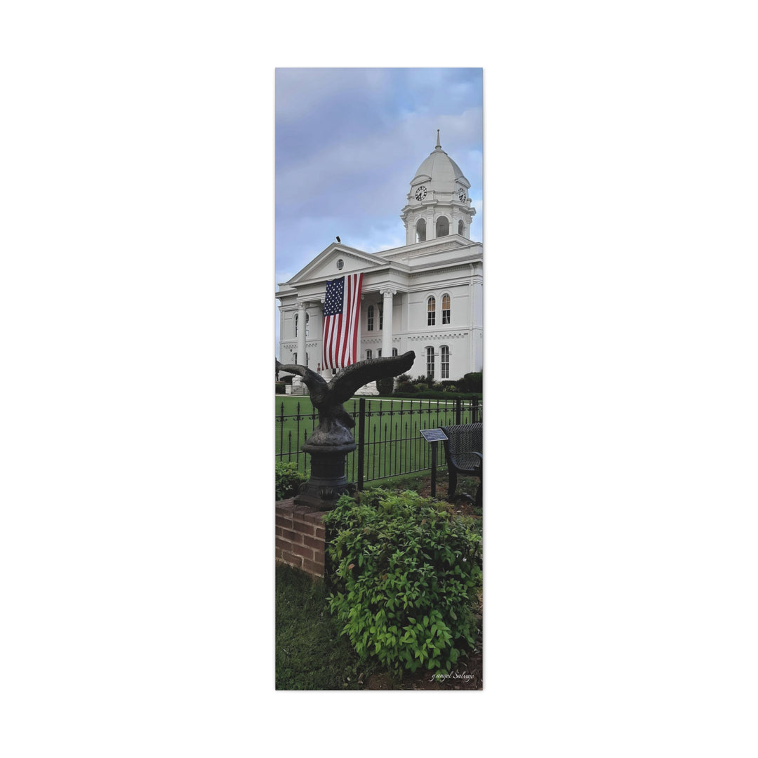 Colbert County Flag and Eagle Canvas Gallery Wraps