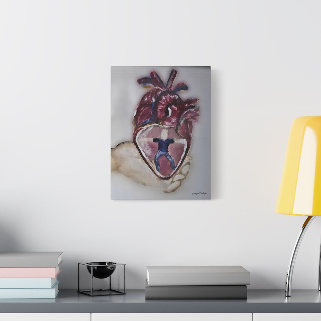 Canvas Print - Abiding Within:Extremely Whole Hearted Sleeves Painting by g angel Salvaje