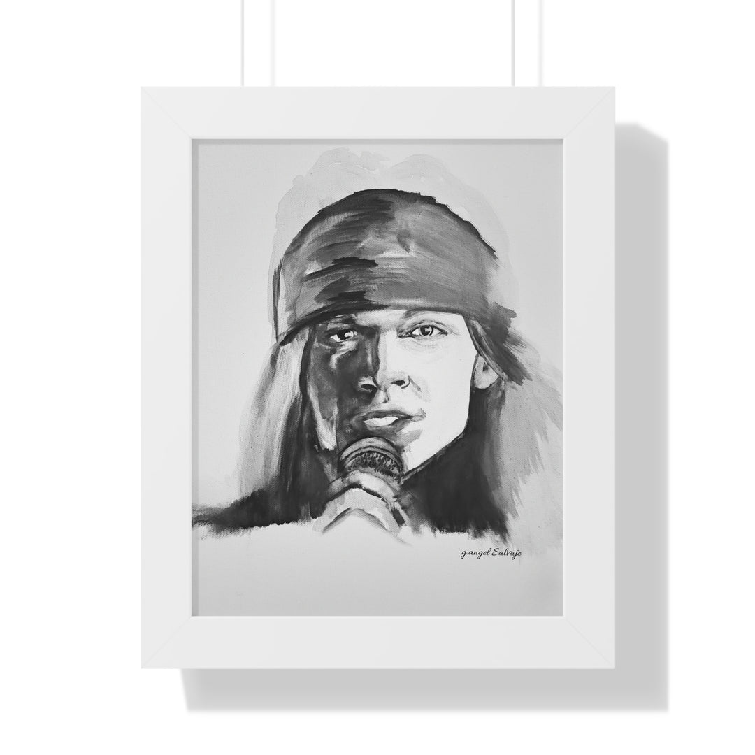 Axle Rose Vertical Poster