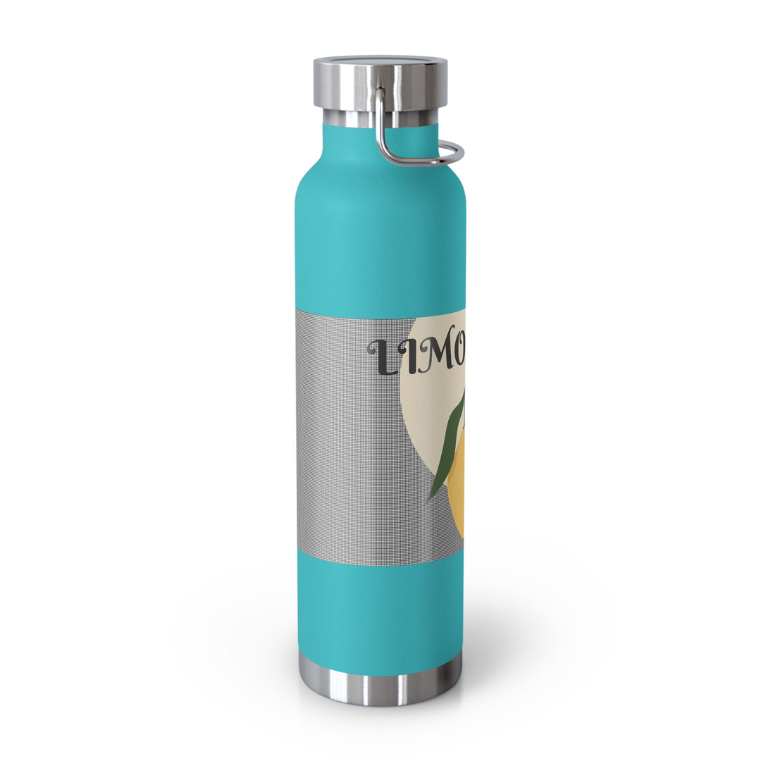 Limoncello Hounds Tooth Copper Vacuum Insulated Bottle, 22oz