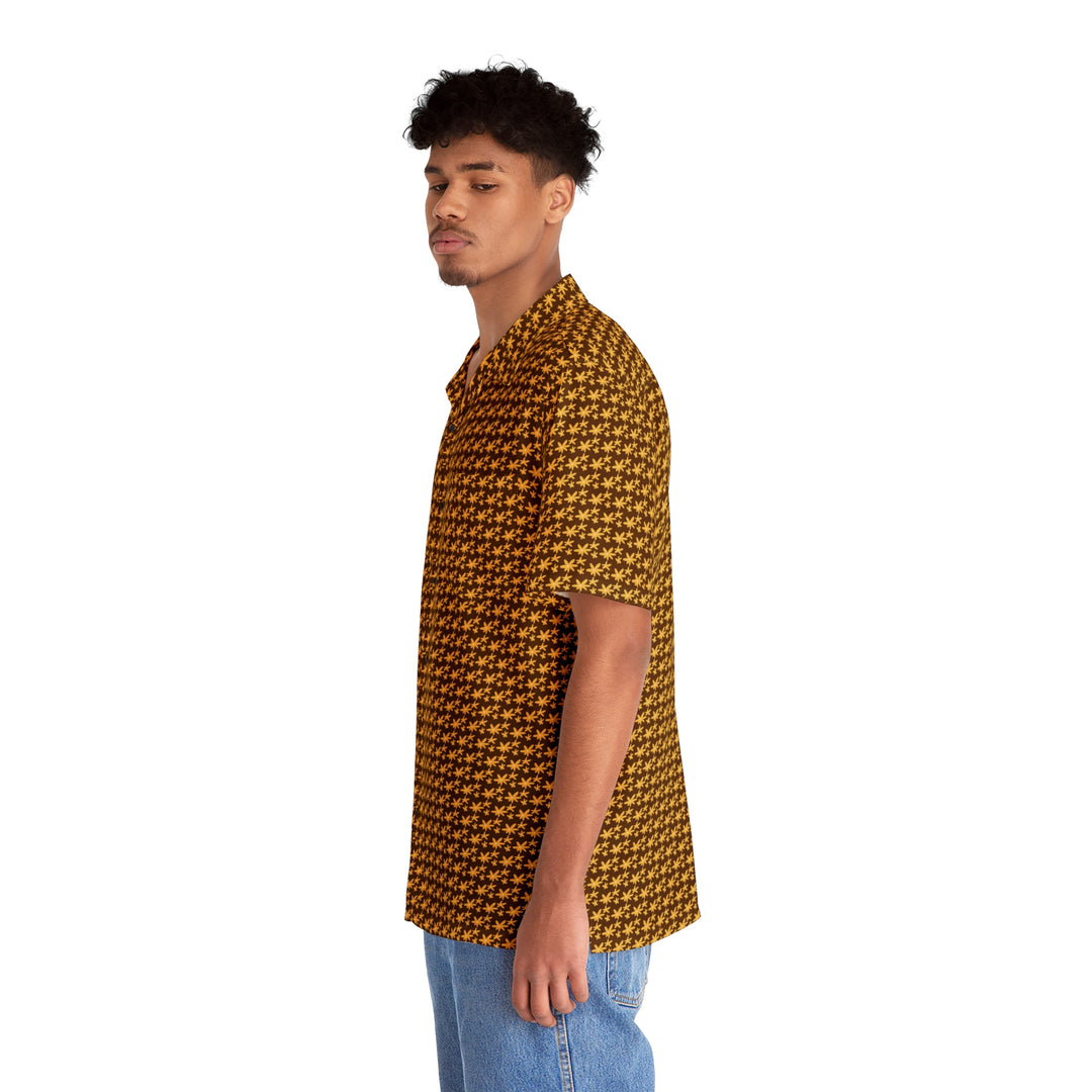 Drifting into Autumn Men's Hawaiian Shirt (AOP)