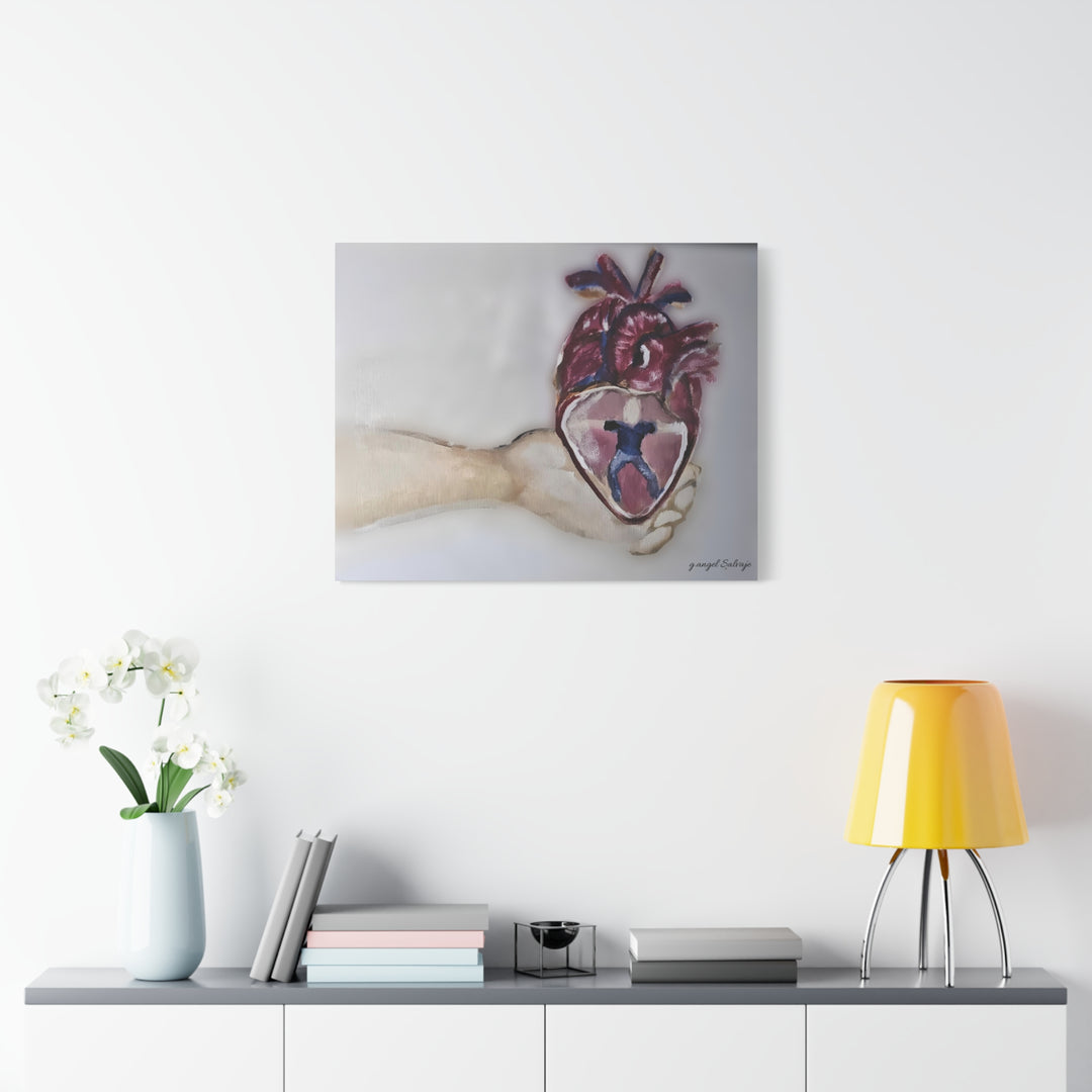 Canvas Print - Abiding Within:Extremely Whole Hearted Sleeves Painting by g angel Salvaje