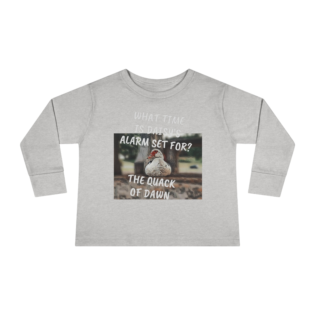 Daisy Duck has Jokes Toddler Long Sleeve Tee