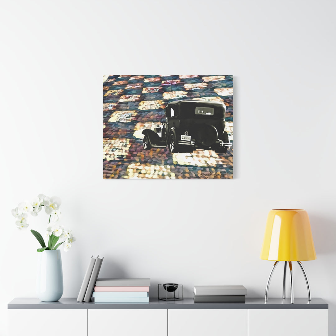 Checkered Past ,Matte Canvas, Stretched, 1.25"
