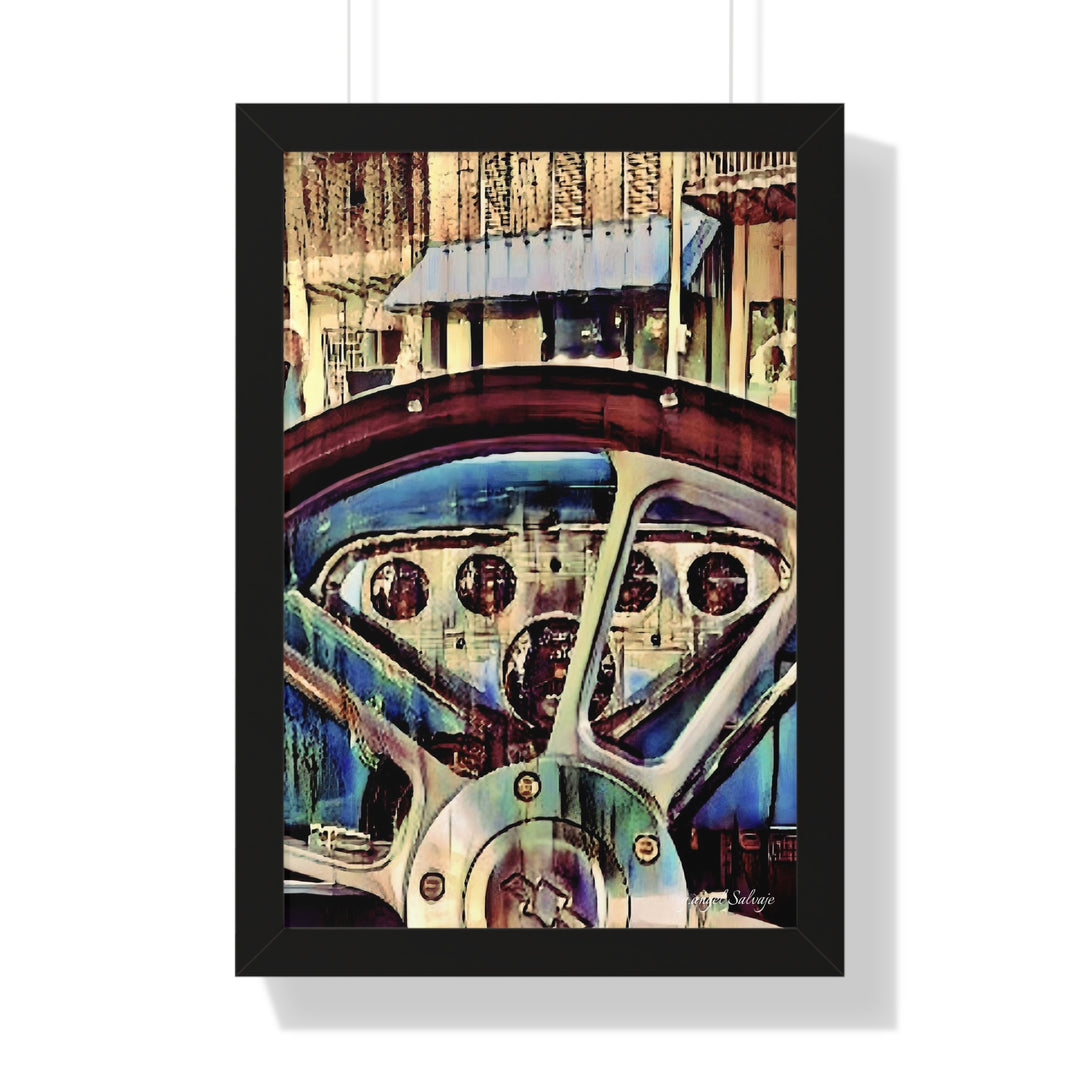 Chevy Apache Driver's Seat Framed Vertical Poster