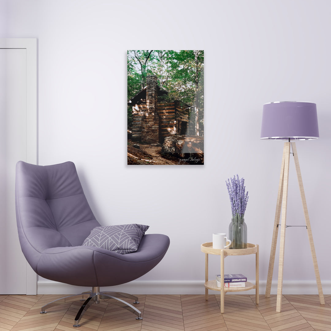 Just a Cabin in the Corner of Gloryland Acrylic Prints