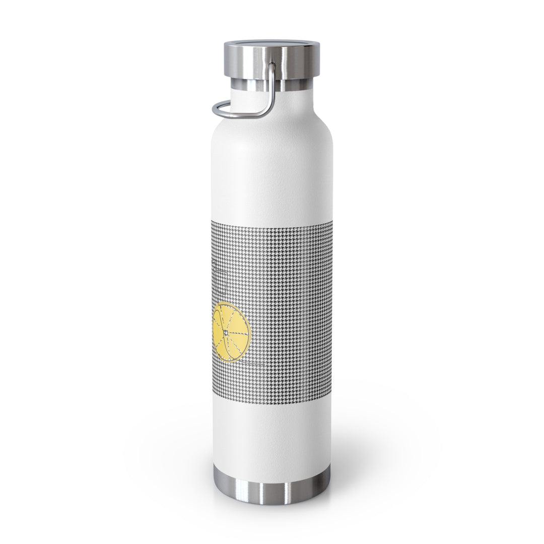 Lemon Keep'uh Pushin'  Copper Vacuum Insulated Bottle, 22oz