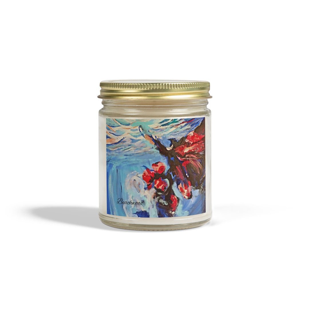 Scented Candle Beachwood Life's a Beach 4oz Coconut Apricot Wax
